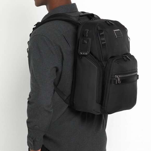 Tumi men’s black Alpha bravo search backpack - Picture 8 of 8